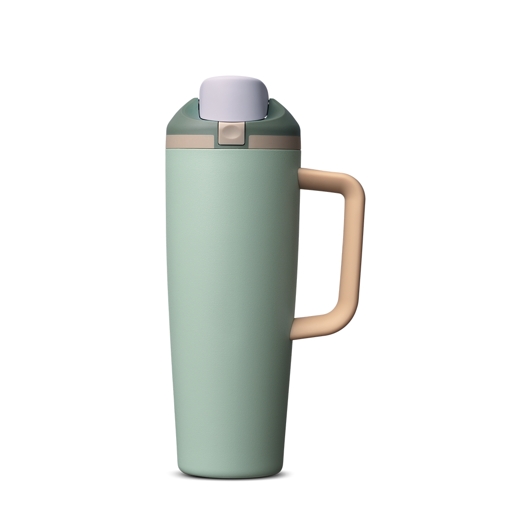 30Oz Eucalyptus Stainless Steel Freesip Tumbler