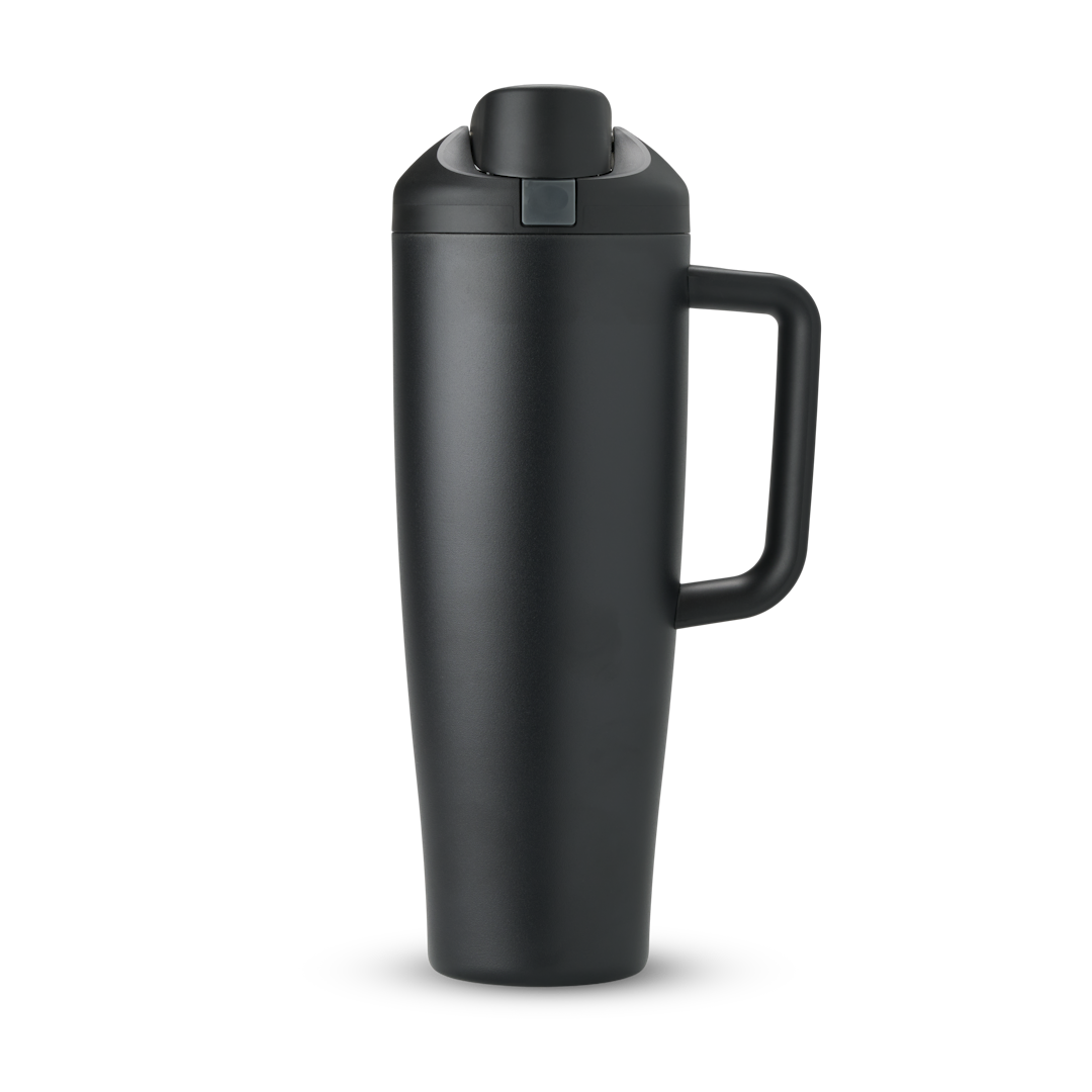 40Oz Very Very Dark Stainless Steel Freesip Tumbler