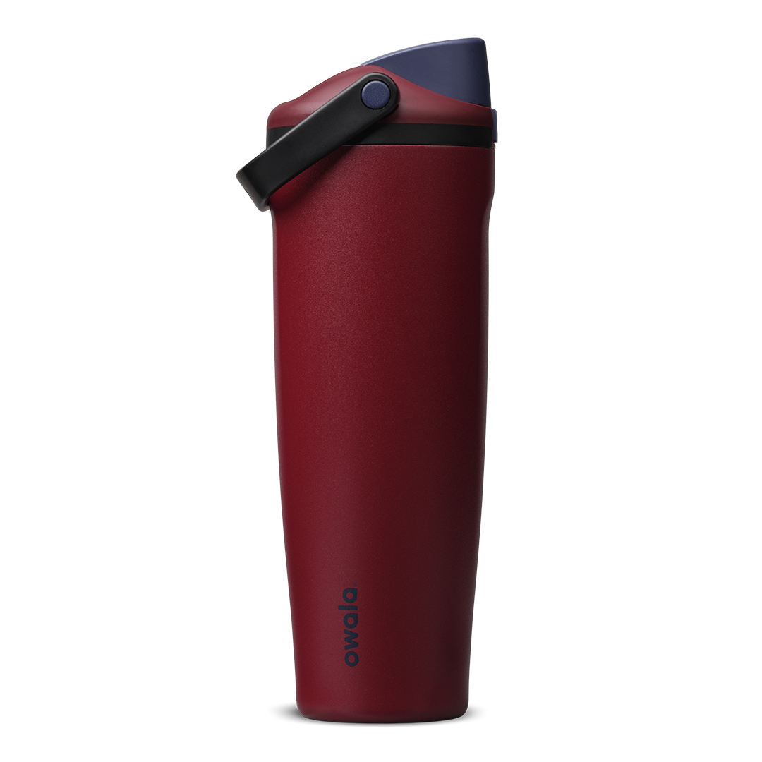 40Oz Burgundy Bay Stainless Steel Freesip Sway