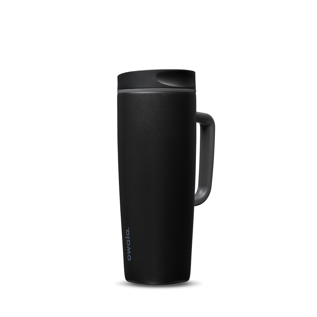 24Oz Very, Very Dark Stainless Steel Smoothsip Slider With Handle